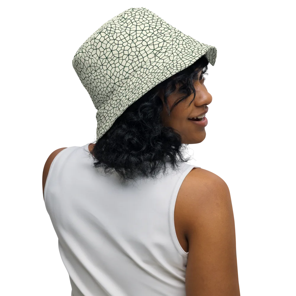 Verdant Fissure on Reversible Bucket Hat — Right Outside