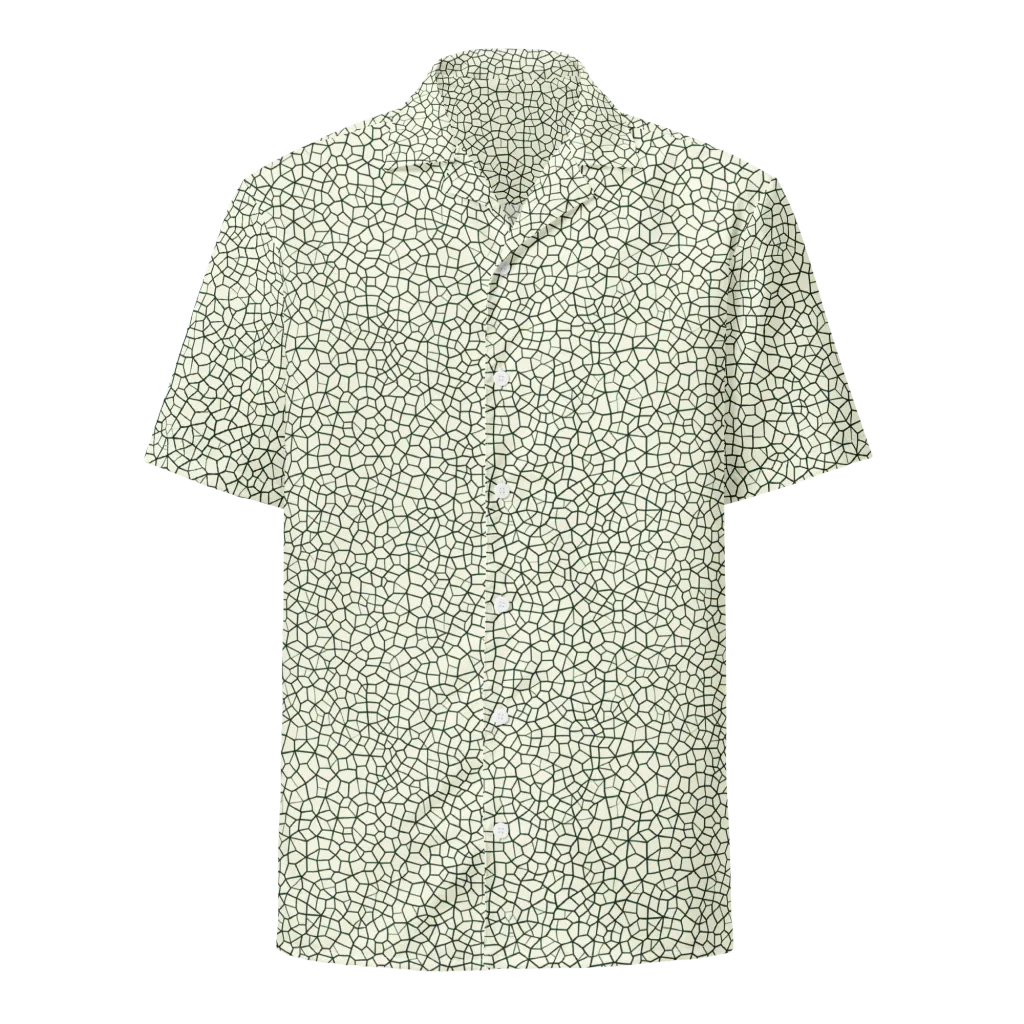 Verdant Fissure on Button Shirt — Front