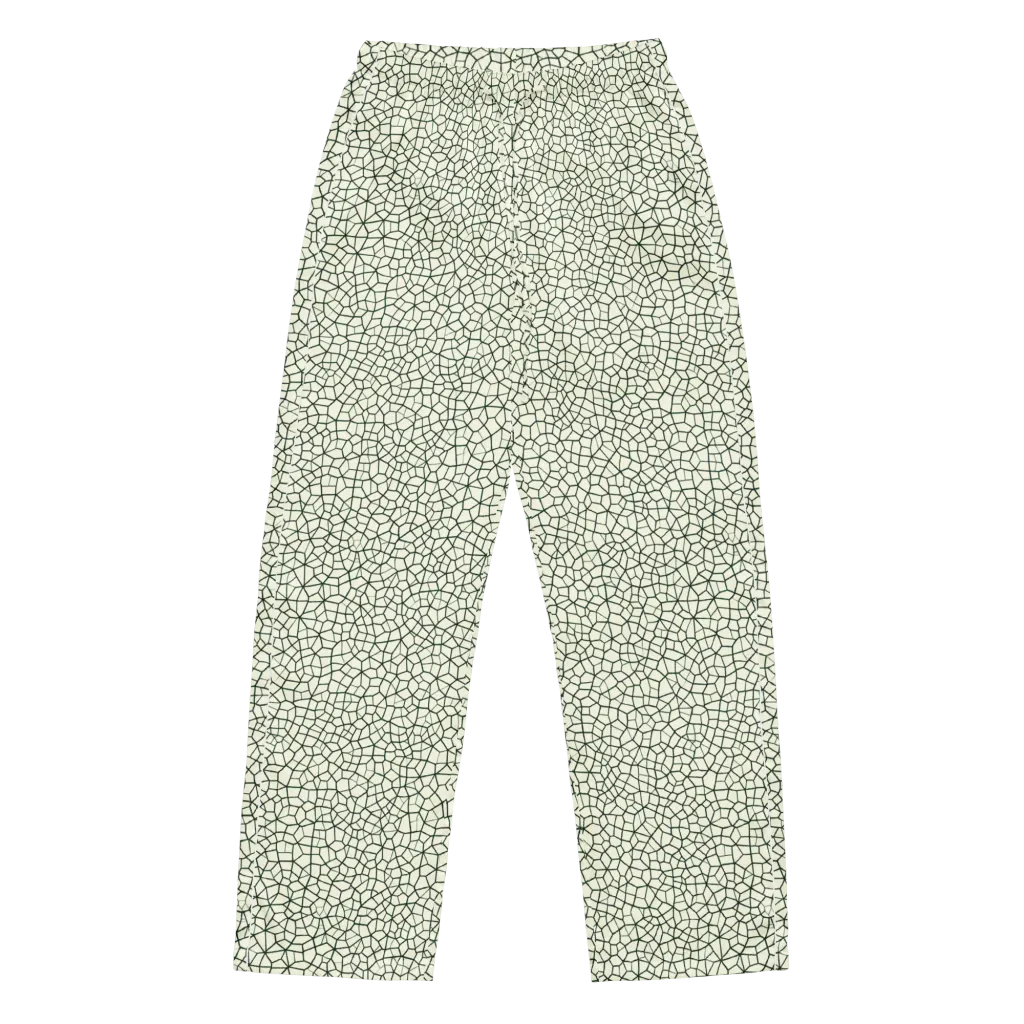 Verdant Fissure on Women's Pajama Pants — Front