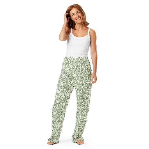 Verdant Fissure on a Women's Pajama Pants