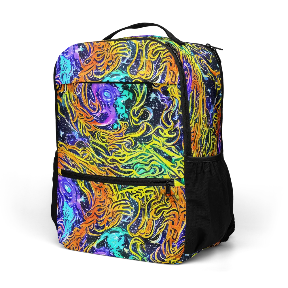 Midnight Cyclone on Utility Backpack — Left Front
