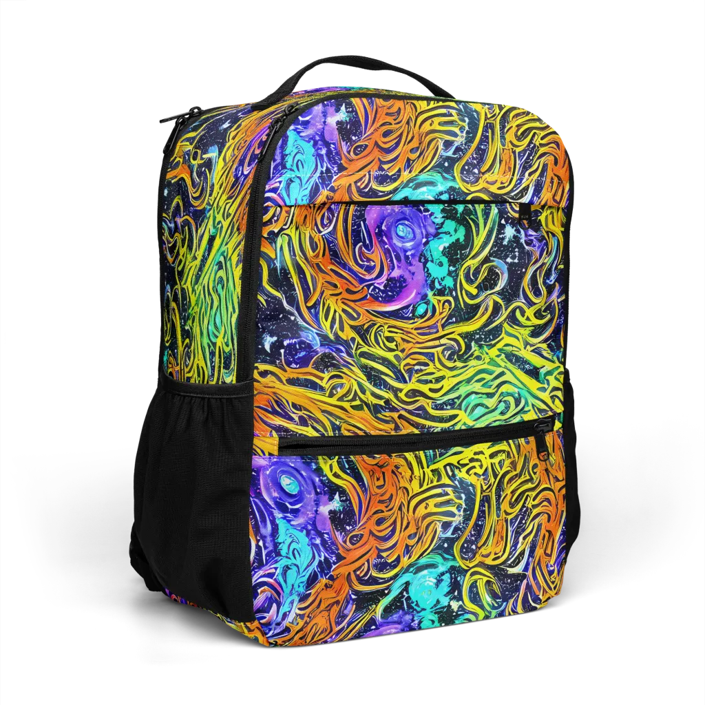 Midnight Cyclone on Utility Backpack — Right Front
