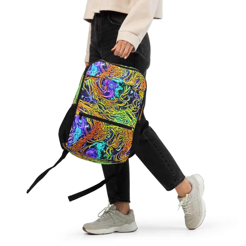 Midnight Cyclone on Utility Backpack — Front