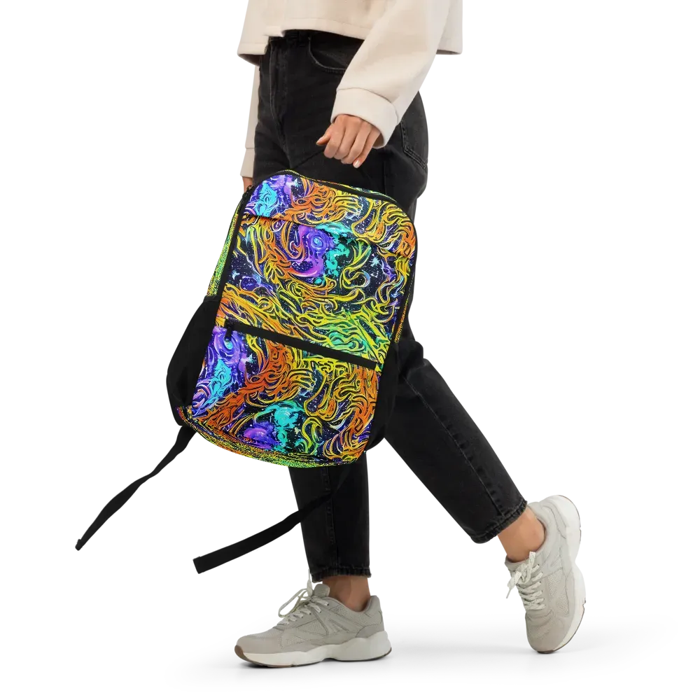 Midnight Cyclone on Utility Backpack — Front