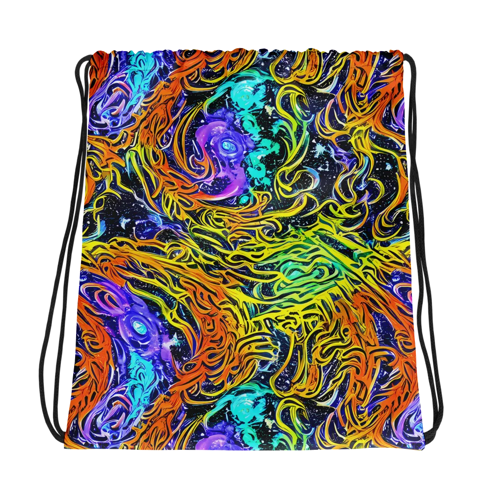 Midnight Cyclone on Drawstring Bag — Photo