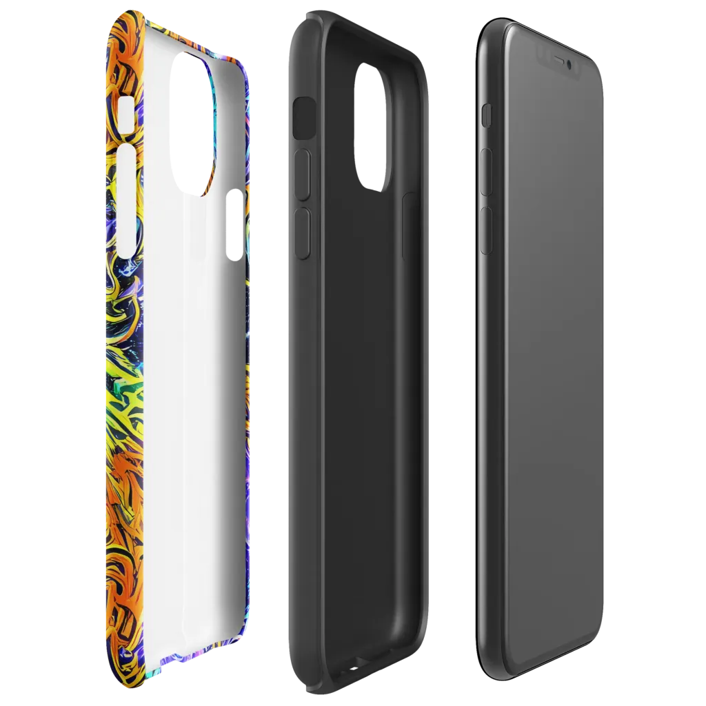 Midnight Cyclone on Tough Case for iPhone® — Right