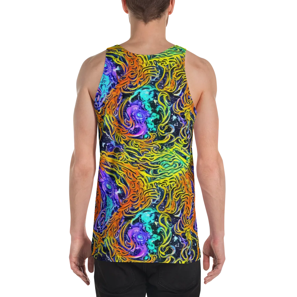 Midnight Cyclone on Men's Tank Top — Back