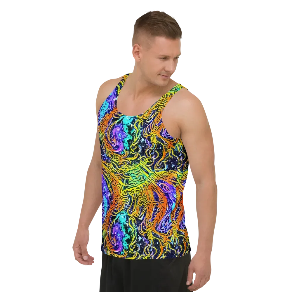 Midnight Cyclone on Men's Tank Top — Left Front