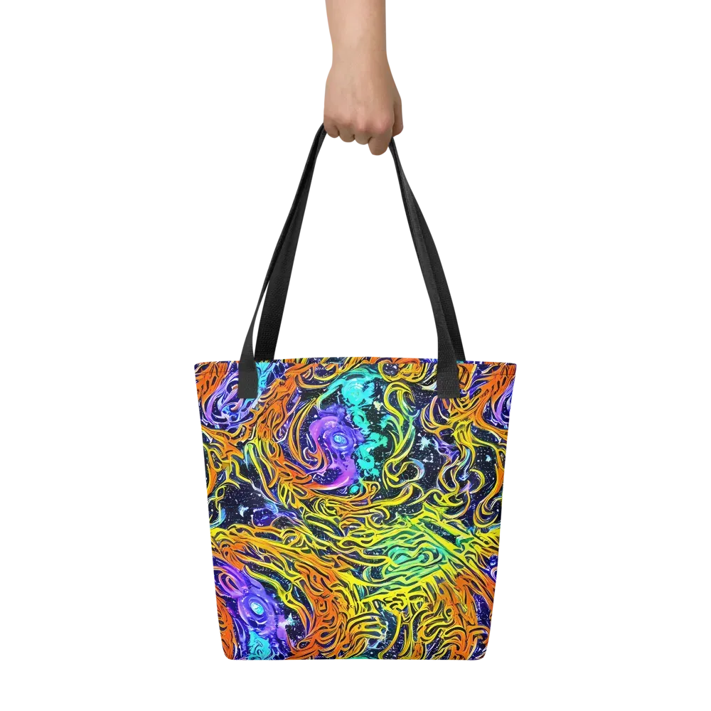 Midnight Cyclone on Tote Bag — Front