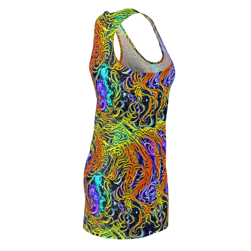 Midnight Cyclone on Racerback Dress — Back Side