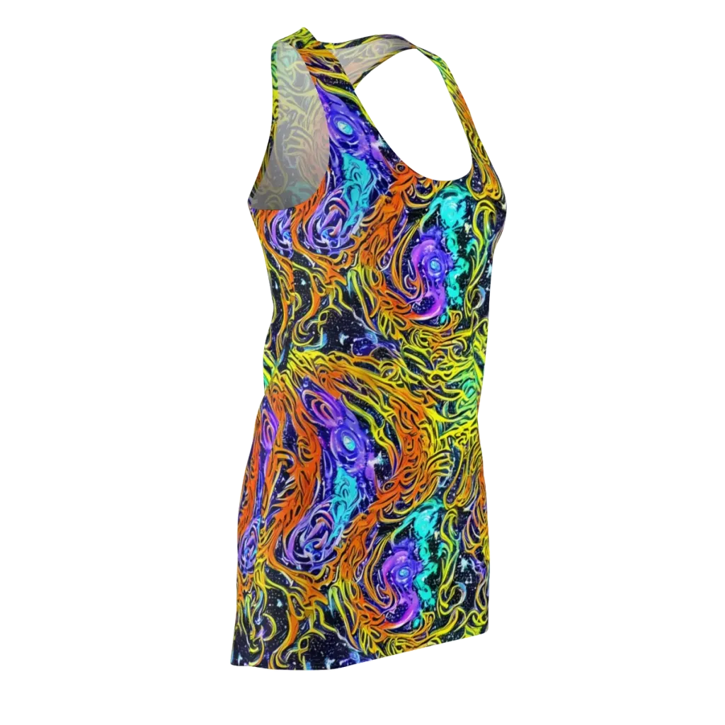 Midnight Cyclone on Racerback Dress — Front Side