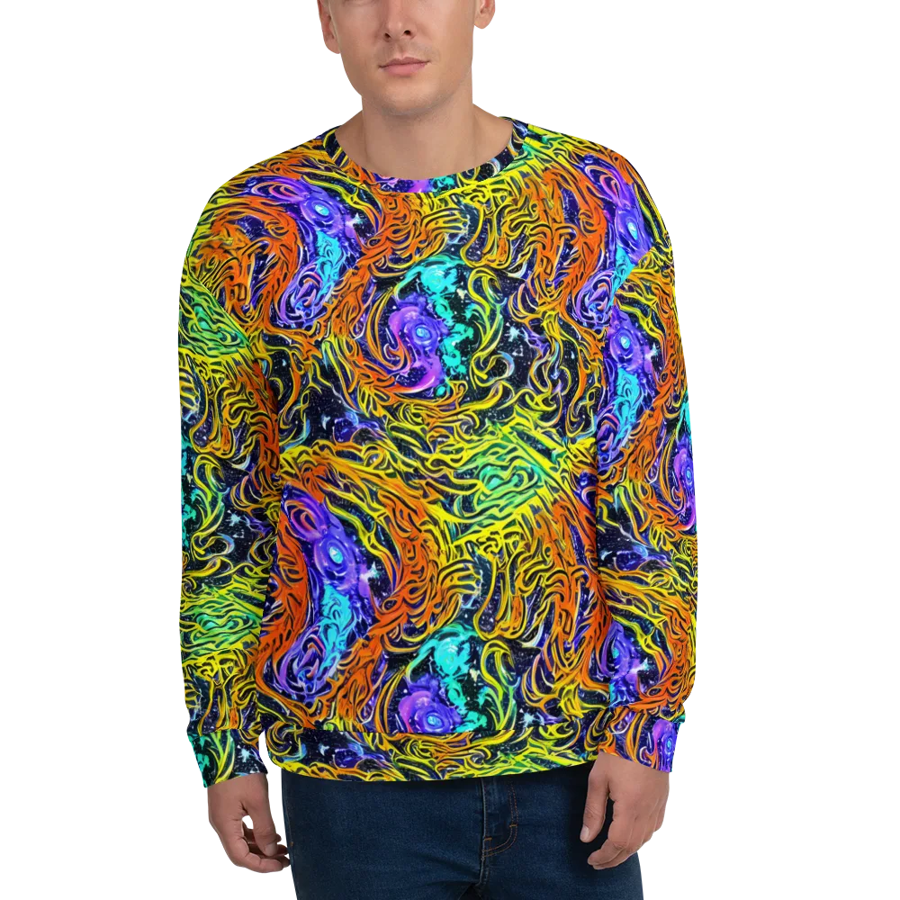 Midnight Cyclone on Sweatshirt — Front