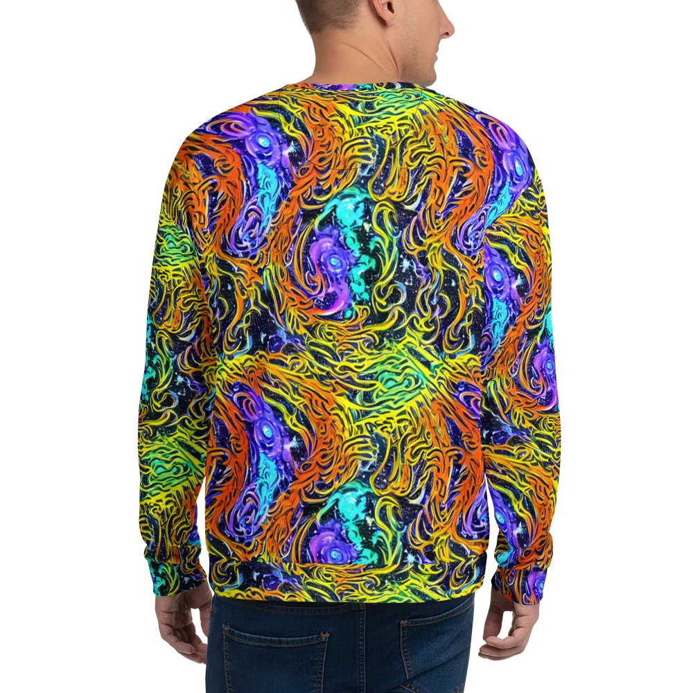 Midnight Cyclone on Sweatshirt — Back