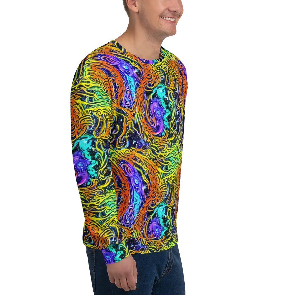 Midnight Cyclone on Sweatshirt — Right Front