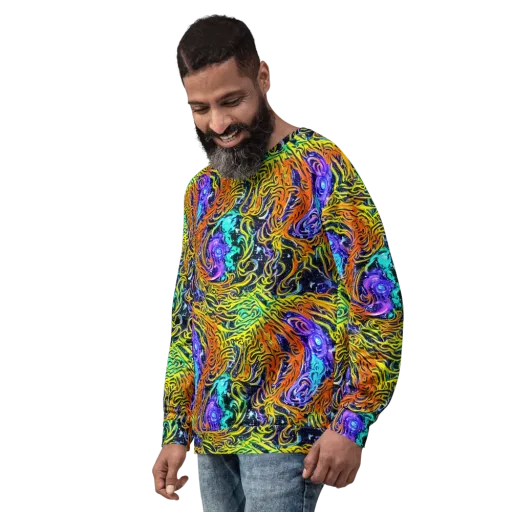 Midnight Cyclone on a Sweatshirt