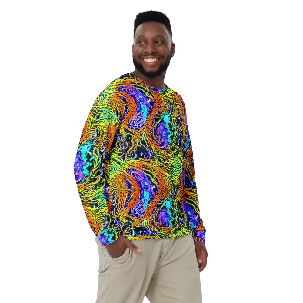 Midnight Cyclone on Sweatshirt — Front