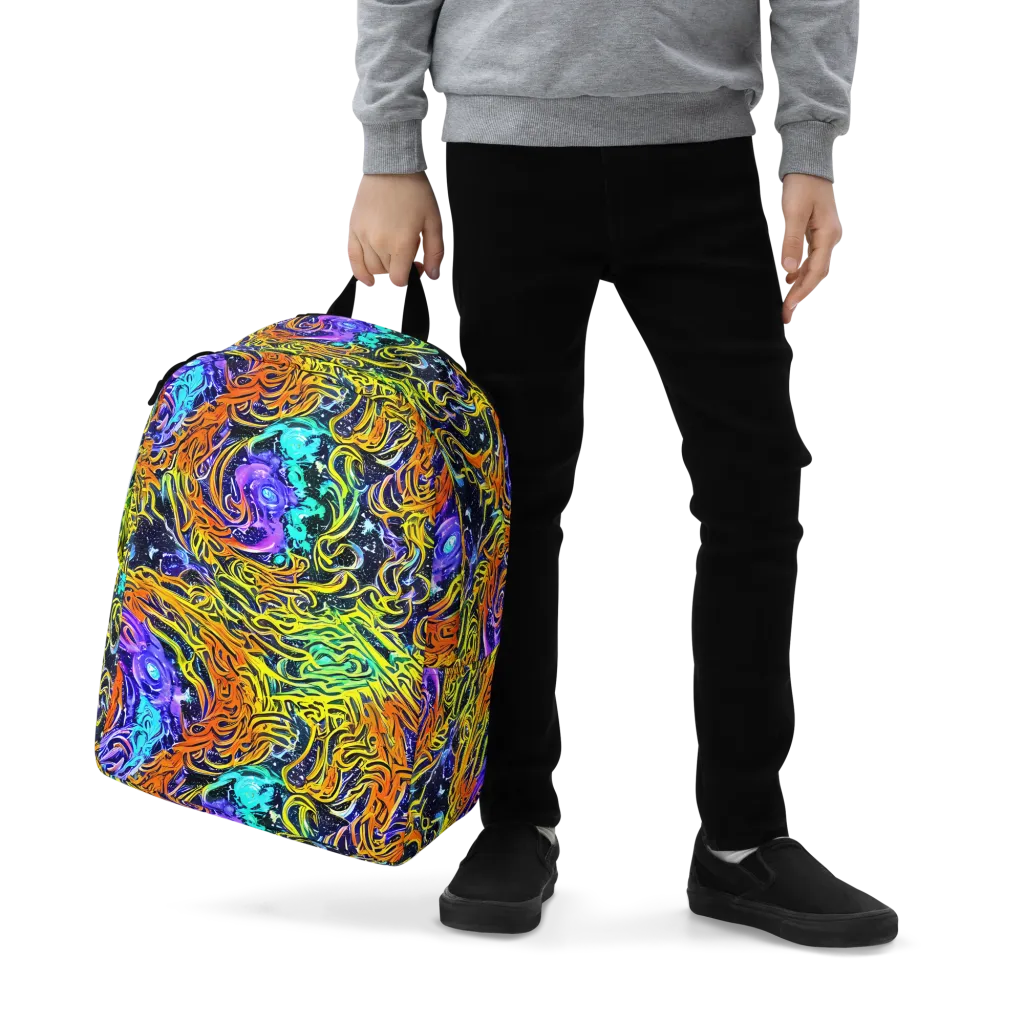 Midnight Cyclone on Minimalist Backpack — Zoomed-in