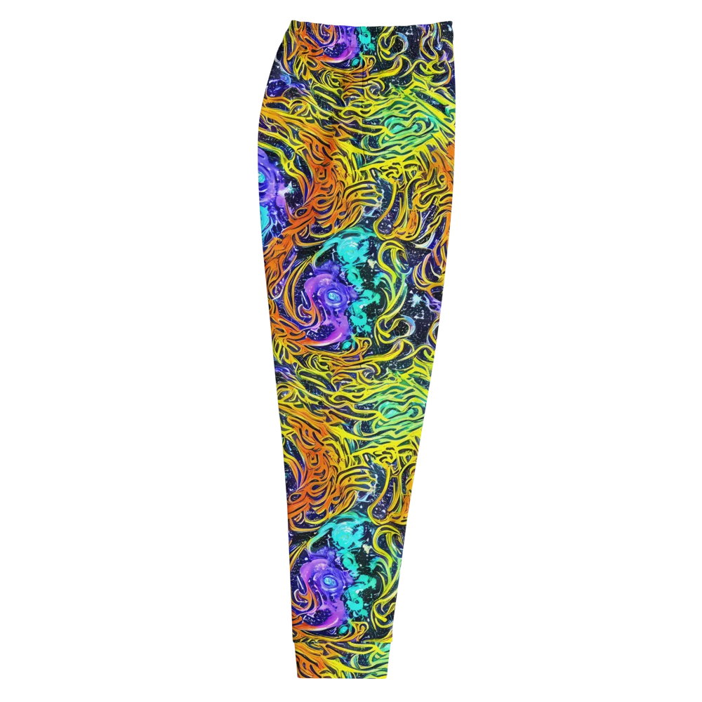 Midnight Cyclone on Men's Joggers — Right