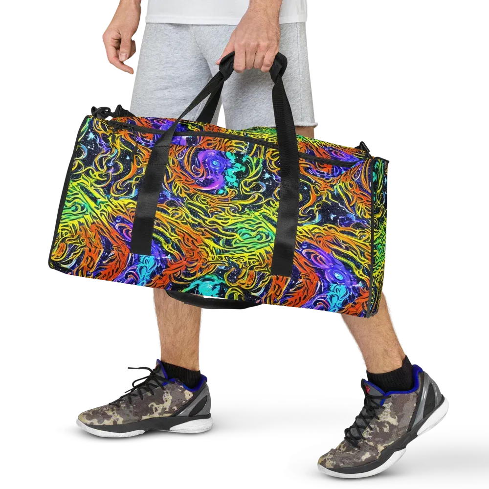Midnight Cyclone on Duffle Bag — Front
