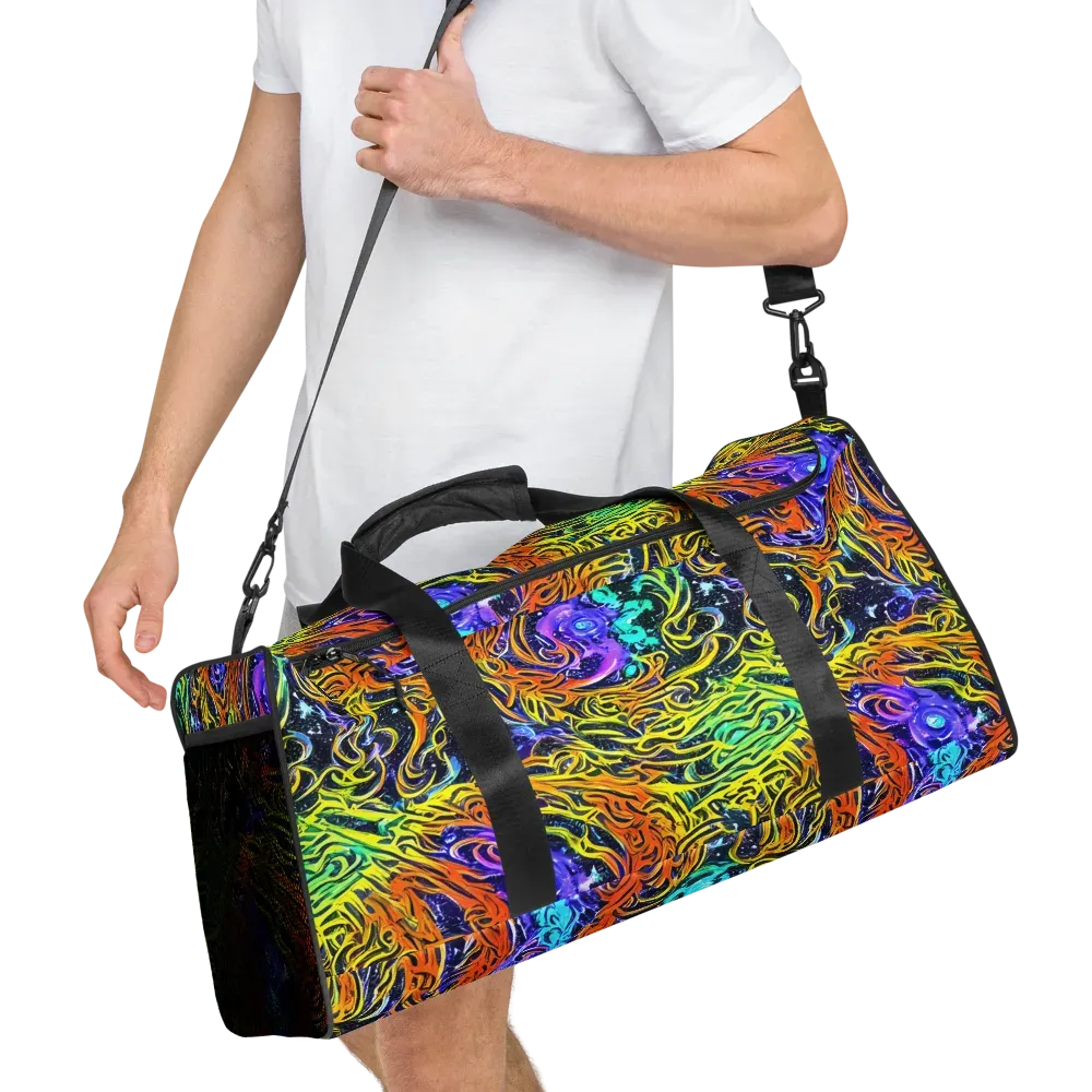 Midnight Cyclone on Duffle Bag — Right Front