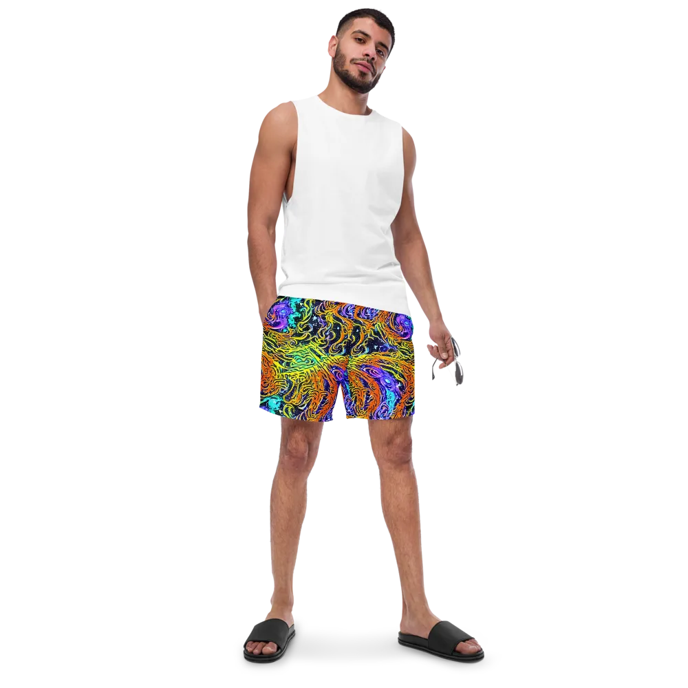 Midnight Cyclone on Swim Trunks — Front