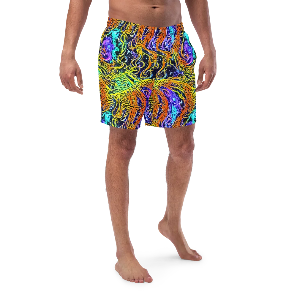 Midnight Cyclone on Swim Trunks — Front