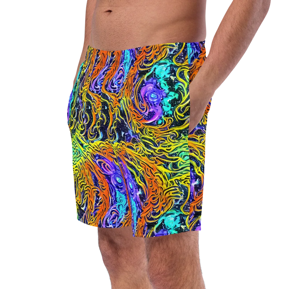 Midnight Cyclone on Swim Trunks — Left Front