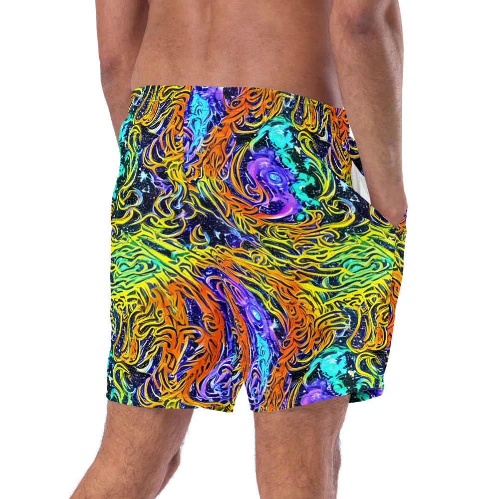 Midnight Cyclone on Swim Trunks — Right Back