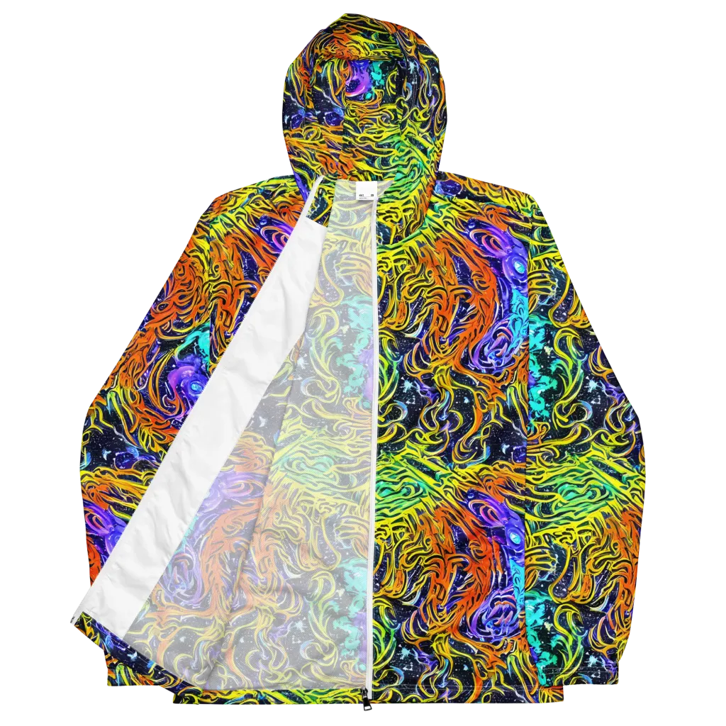 Midnight Cyclone on Men's Windbreaker — Front