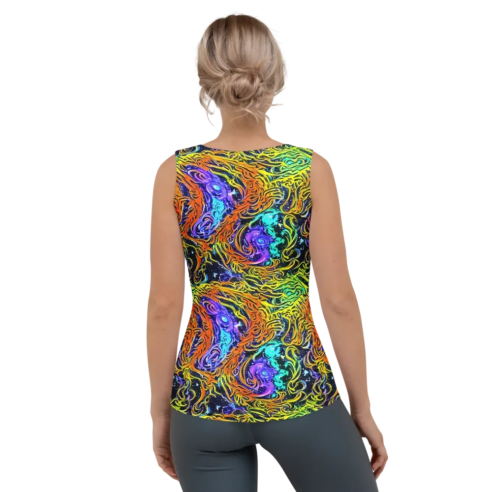 Midnight Cyclone on Women's Tank Top — Back