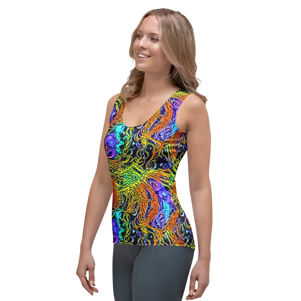 Midnight Cyclone on Women's Tank Top — Left Front