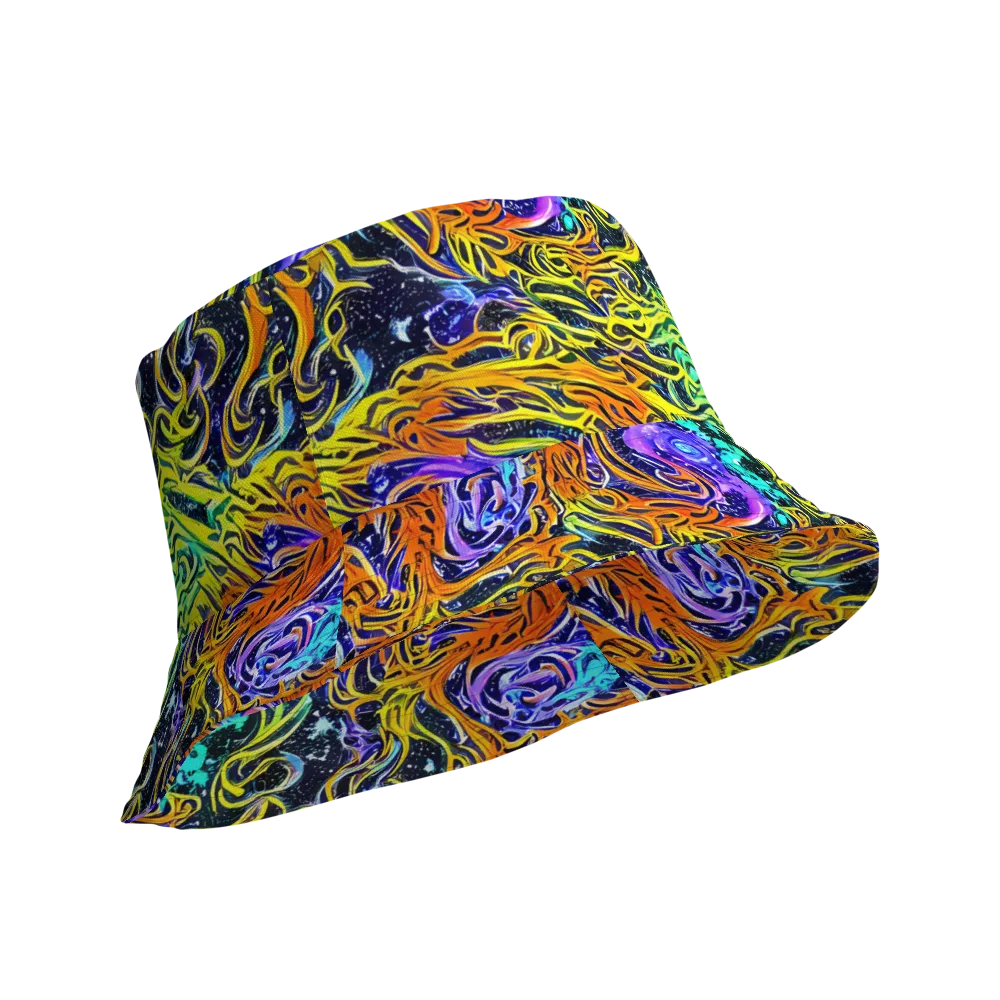 Midnight Cyclone on Reversible Bucket Hat — Product details Outside
