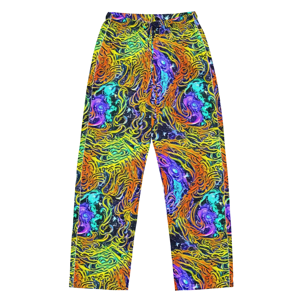 Midnight Cyclone on Women's Pajama Pants — Front