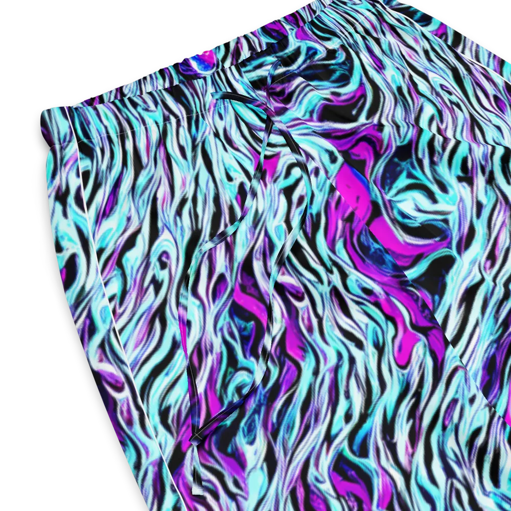 Cyber Zebra on Women's Pajama Pants — Product details