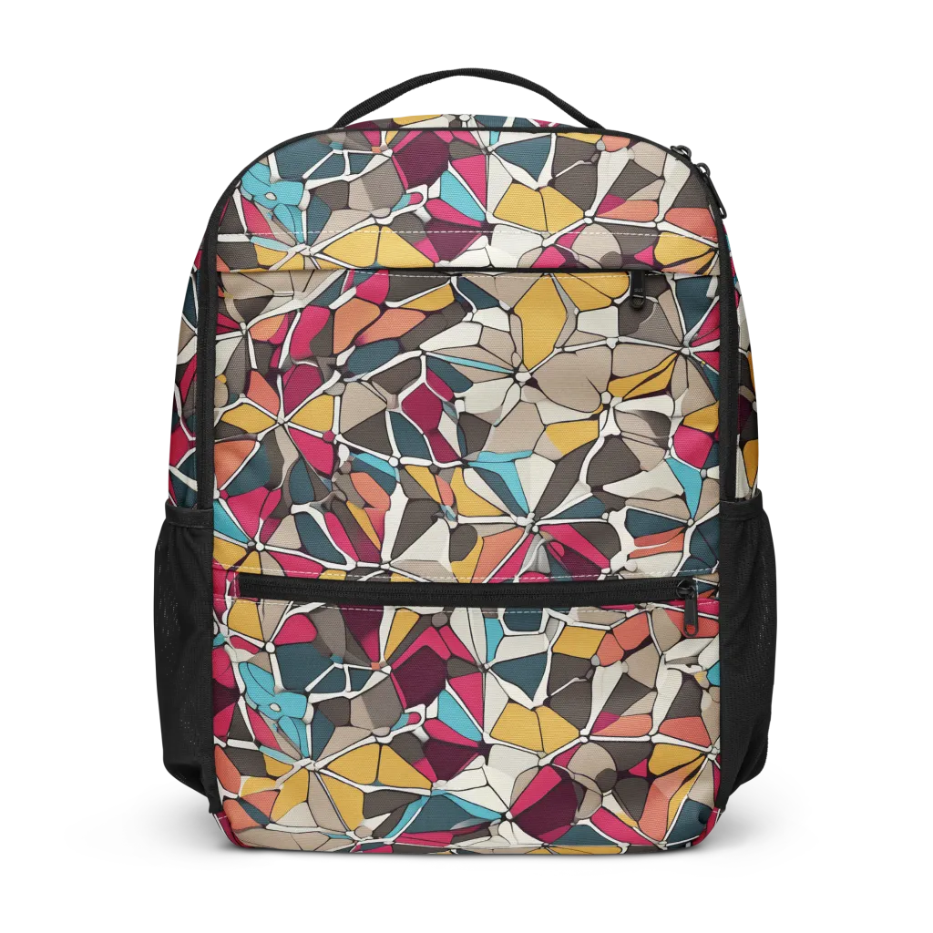 Mosaic Voltage on Utility Backpack — Front