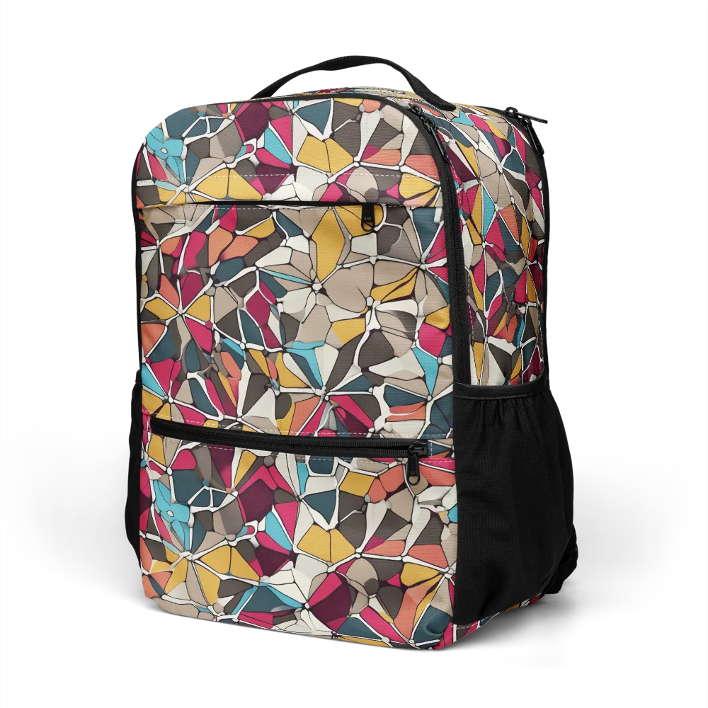 Mosaic Voltage on Utility Backpack — Left Front