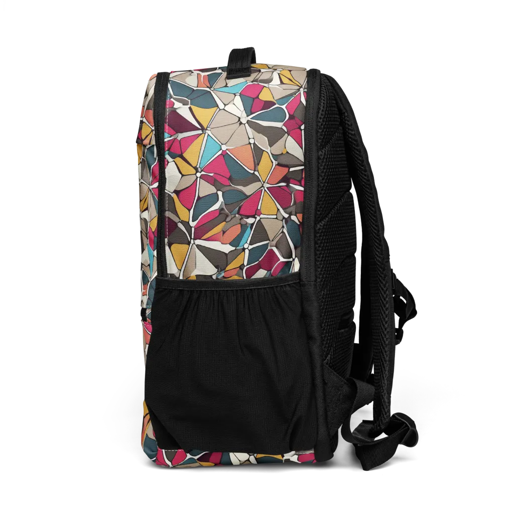 Mosaic Voltage on Utility Backpack — Left