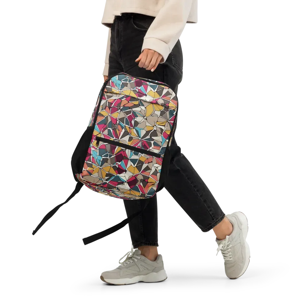 Mosaic Voltage on Utility Backpack — Front