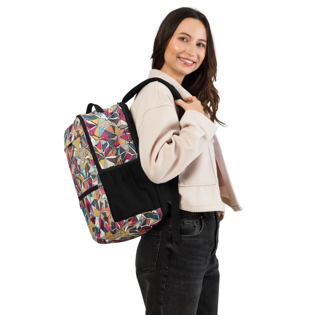 Mosaic Voltage on Utility Backpack — Right