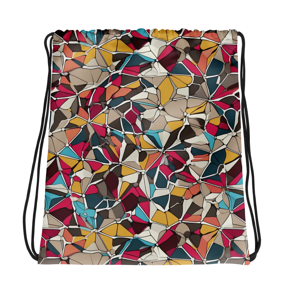 Mosaic Voltage on Drawstring Bag — Photo