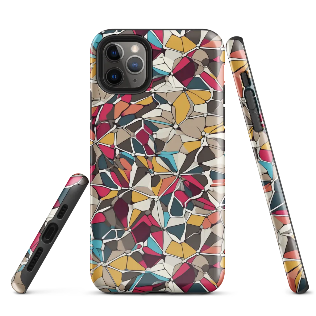 Mosaic Voltage on Tough Case for iPhone® — Front