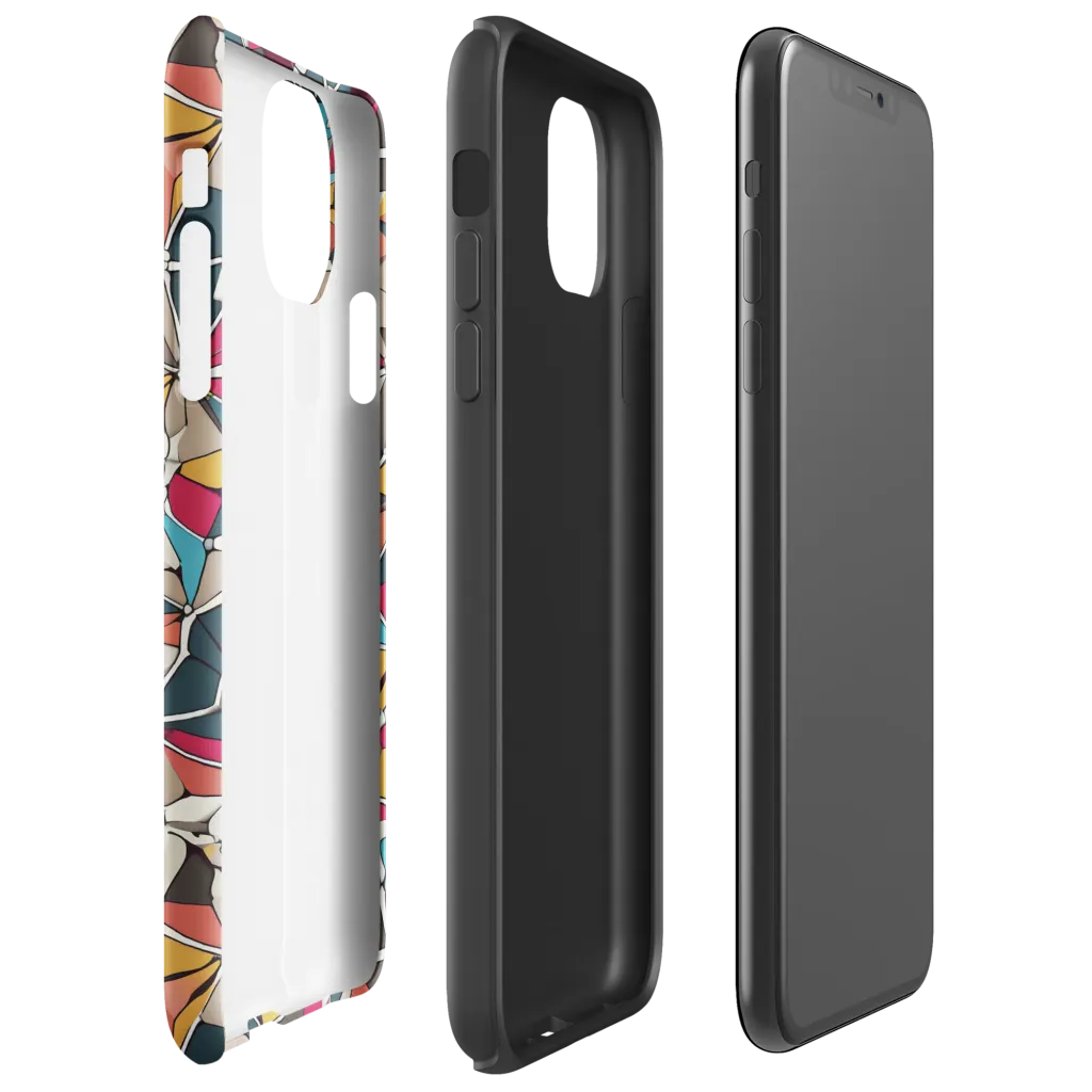 Mosaic Voltage on Tough Case for iPhone® — Right
