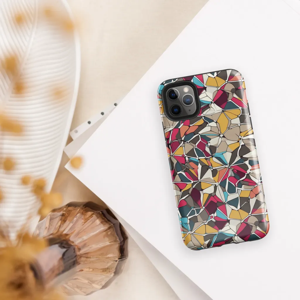 Mosaic Voltage on Tough Case for iPhone® — Front