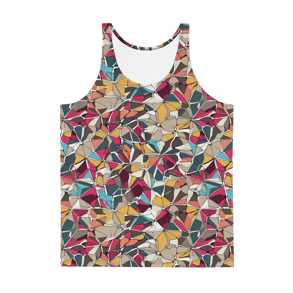 Mosaic Voltage on Men's Tank Top — Front