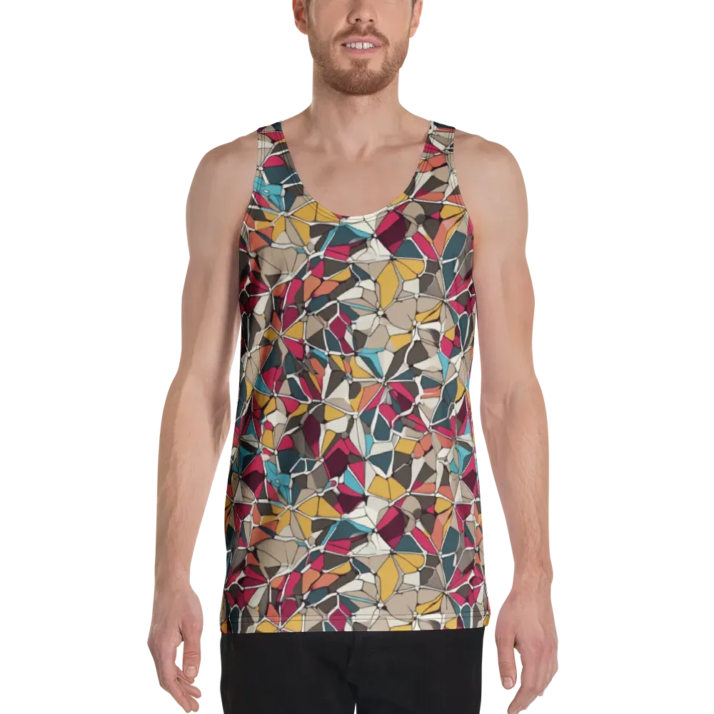Mosaic Voltage on Men's Tank Top — Front