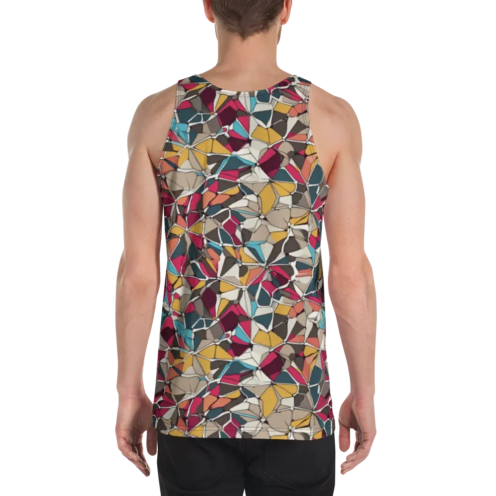 Mosaic Voltage on Men's Tank Top — Back