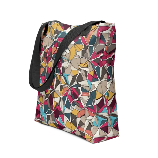 Mosaic Voltage on a Tote Bag