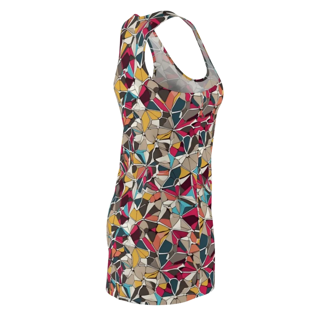 Mosaic Voltage on Racerback Dress — Back Side
