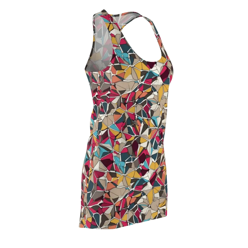 Mosaic Voltage on Racerback Dress — Front Side