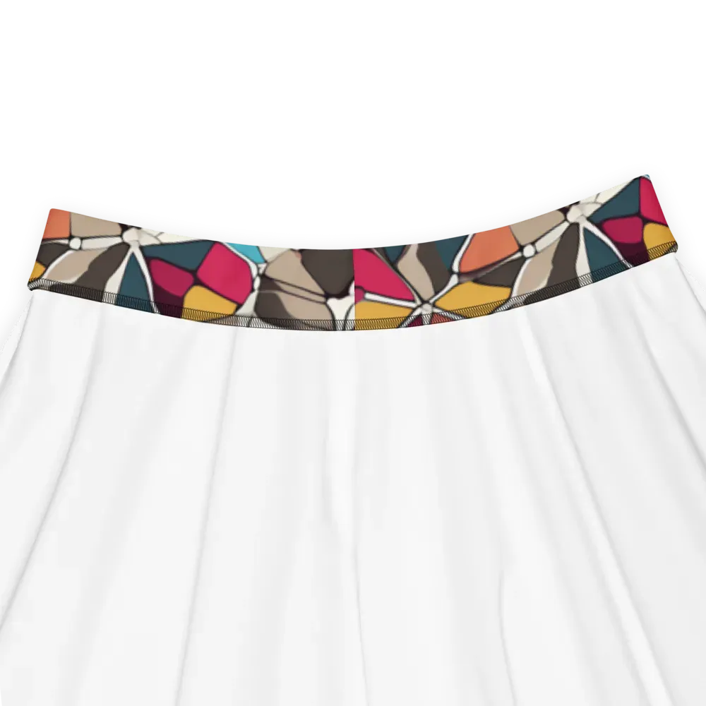 Mosaic Voltage on Skater Skirt — Product details